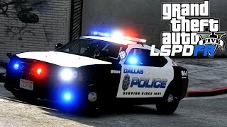 GTA 5  LSPDFR  Ep 85  Dallas Texas Police [upl. by Enawd]