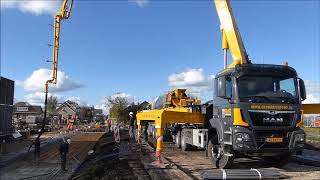 Nieuwbouwproject te Kanis met de grote 35M betonpomp [upl. by Hermine209]