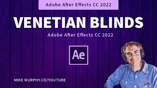 After Effects How To Use Venetian Blinds Effect [upl. by Persian981]