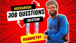 3Manometry  ME Job problem Solving  Fluid [upl. by Wheelwright]