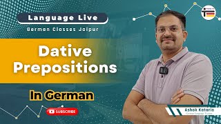 Dative prepositions in German Language  Part 1  Learn German  Grammar in Hindi [upl. by Yramliw]