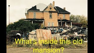 Scrapyard Mansion exploring a 100 year old mansion full of antiques [upl. by Madella721]