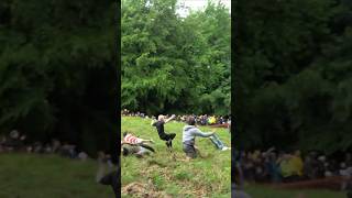 Cheese Rolling 180m in 17 sec 😃 [upl. by Willetta]