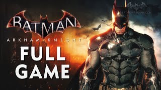 Batman Arkham Knight  Full Game Walkthrough in 4K 60fps 120 Knightmare [upl. by Calendra]