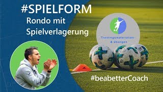 Rondo Spielform zum trainieren der Spielverlagerung [upl. by Sixela371]