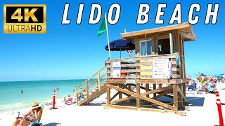 Lido Key Beach in Sarasota  the place for all your Florida needs  4K UHD [upl. by Aridatha871]