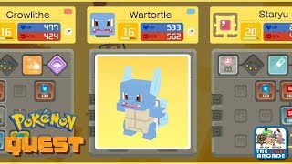 Pokemon Quest  My Squirtle has Evolved into Wartortle Switch Gameplay [upl. by Etsyrk]