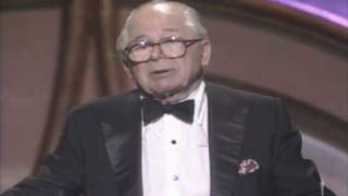 Billy Wilder receiving the Irving G Thalberg Award [upl. by Odnarb278]