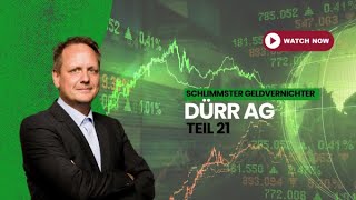 Die schlechtesten Aktien der Börse 21 Dürr AG [upl. by Jilli]