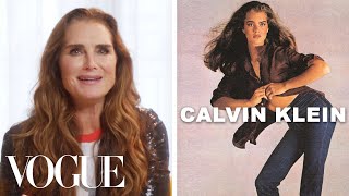 Brooke Shields Tells the Story Behind Her 80s Calvin Klein Jeans Campaign  Vogue [upl. by Donald]