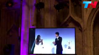 Nole Djokovic y Serena Williams bailando en la fiesta de campeones en Wimbledon [upl. by Lacie]