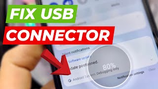 How to Fix Samsung USB Connector connected  disconnected Problem [upl. by Inahpit]