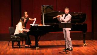 Jongen  Sonata for Flute and Piano Op 77 IV Gigue Allegro [upl. by Seravart860]