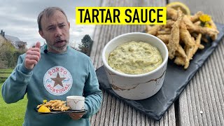 TARTAR SAUCE BY FRENCH CHEF I Ideal sauce for fishandchips revealed [upl. by Aicilaana]