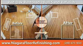 Restoring Red Oak Floors Natural Beauty [upl. by Nakada853]