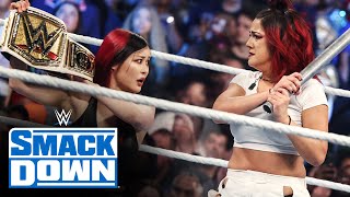 Bayley challenges IYO SKY at WrestleMania SmackDown highlights Feb 2 2024 [upl. by Nomor]