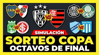 Simulación del Sorteo Octavos de Final Copa Libertadores 2023🏆 [upl. by Olwen794]