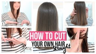 How to BlowDry Your Hair Straight StepbyStep [upl. by Nilyac240]