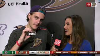 Leo Carlsson amp Tristan Luneau talk FIRST NHL GAME [upl. by Hnoj]