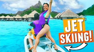 Couples Go Jet Skiing in Bora Bora🌴🌞🌊 [upl. by Jethro]