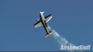 Michael Vaknin  Extra 300 Aerobatic Performance  Wings Over Waukegan Airshow 2014 [upl. by Tibbs]