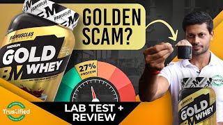 BIGMUSCLES NUTRITION PREMIUM GOLD WHEY PROTEIN REVIEW WITH LAB TEST REPORT wheyprotein review [upl. by Akcinat]