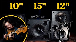 10 vs 15 vs 12 Does bass speaker size matter [upl. by Milewski]