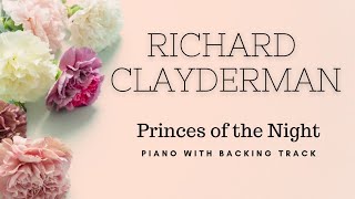 Princes of the Night  Richard ClaydermanZade Dirani Piano with Backing Track [upl. by Runkel991]