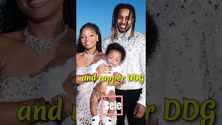 Halle Bailey and rapper DDG announce shock split just 11 months after welcoming first child shorts [upl. by Aynotahs]