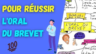 ORAL DU BREVET  tout ce qu’il faut comprendre pour réussir le brevet 2024 [upl. by Marozik]