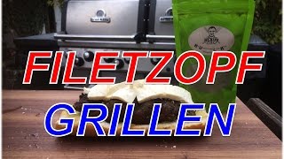 Filet als Zopf grillen  Lammfilet  Klaus grillt [upl. by Enra372]