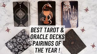 FAVOURITE TAROT amp ORACLE DECKS PAIRINGS 🫶 These blew my mind [upl. by Ayerim]