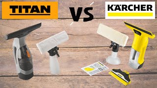 Karcher WV6 Plus N vs Titan Window Vac Unboxing Review amp Comparison [upl. by Suinuj60]