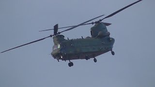 RAF Chinook Display  Southport Airshow 2023 [upl. by Nealon]