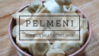 How to make Pelmeni  Russian meat dumplings [upl. by Hcir657]