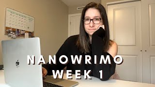 NaNoWriMo 2022 Week 1 Vlog  Writing a Book in 30 Days Ep 3 [upl. by Alphard]