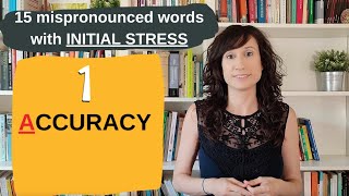 Palabras que pronuncias mal por el acento Mispronounced words due to stress [upl. by Orapma]