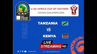 TANZANIA vs KENYA Finals  U20 Africa Cup of Nations AFCON CECAFA Qualifiers 2024 [upl. by Esinej]