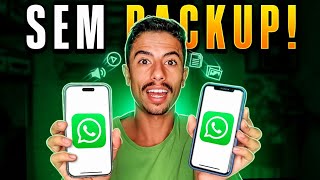 Como TRANSFERIR CONVERSAS DO WHATSAPP SEM BACKUP de um IPHONE para OUTRO em 2024 [upl. by Jaylene]