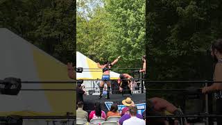 Dante Drago Shows us His Moves  Xcite Wrestling Spiedie fest  August 5 2023 [upl. by Nahsed]