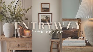 Entryway Makeover amp Spring Decorate With Me 2023  DIY Thrift Flips  DIY Accent Wall [upl. by Artsa]