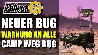 Neuer CAMP Bug  WARNUNG  Wastelanders  Fallout 76 [upl. by Cartwright644]