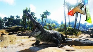 LA GRAN Y BRUTAL BESTIA quotDEINOSUCHUSquot  Ark Survival Evolved MODs [upl. by Luy]