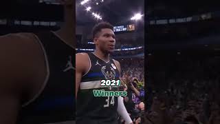 Winners VS Losers NBA Finals nba shorts championship sad [upl. by Holtz]