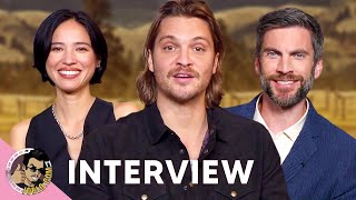 Yellowstone Season 5 Interviews Luke Grimes Kelsey Asbille Gil Birmingham amp Wes Bentley [upl. by Ainitsirc]