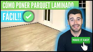 Cómo PONER SUELO LAMINADO ✅ de Leroy Merlin modelo gris claro  Brits [upl. by Portuna226]