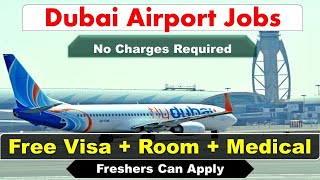 FlyDubai Airline Jobs In Dubai Airport With Free Visa 2024 dubaiairportjobs [upl. by Lose]