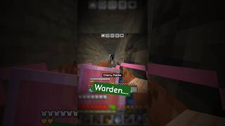 Minecraft Warden Entry Trap Escape shorts viral minecraft майнкрафт edit gaming minecraftpe [upl. by Neehs201]