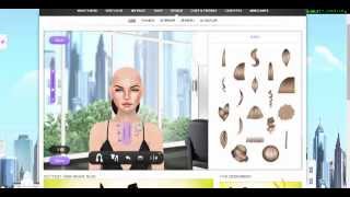 Stardoll  How To Make Easy Neck Mask tutorial [upl. by Torhert]