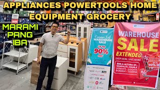 Warehouse Sale UP TO 90 OFF sa Powertools Appliances Furnitures Grocery Items Home at iba Pa [upl. by Hey]